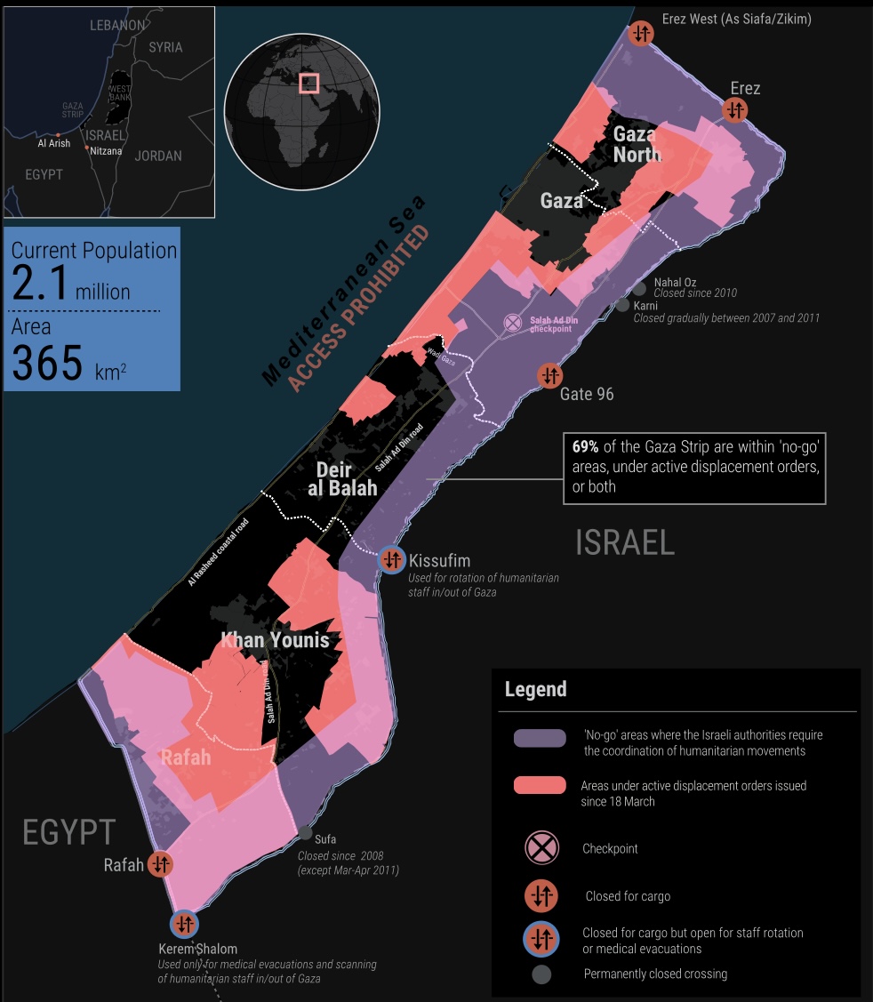 Data, January 1, 2025 - April 15, 2025 – The Gaza Strip inline image
